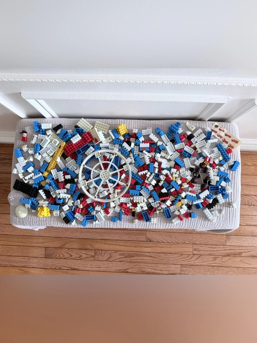 Vintage Sears Brix Blox Space Base Building Set 49-16011 Over 520 Pcs, Huge